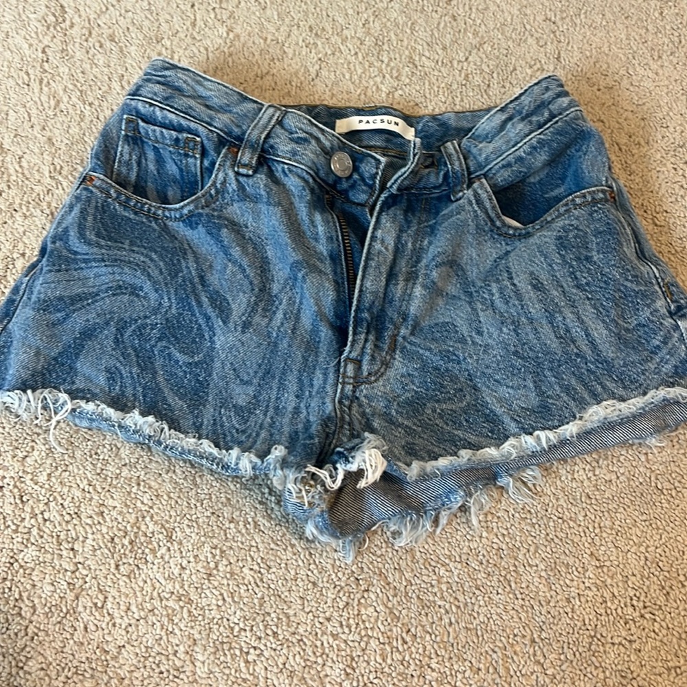 PACSUN HIGH RISE FESTIVAL SHORTS